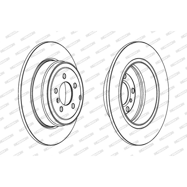 Слика на Кочионен диск FERODO PREMIER DDF1518C-1