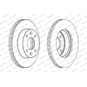 Слика 2 $на Кочионен диск FERODO PREMIER DDF1521