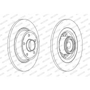 Слика 1 на кочионен диск FERODO PREMIER DDF1569