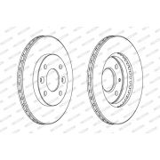 Слика 2 на кочионен диск FERODO PREMIER DDF158