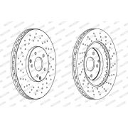 Слика 2 на кочионен диск FERODO PREMIER DDF1582C-1