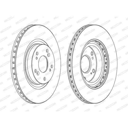 Слика на Кочионен диск FERODO PREMIER DDF1596C