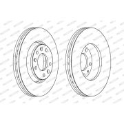 Слика 2 $на Кочионен диск FERODO PREMIER DDF1601