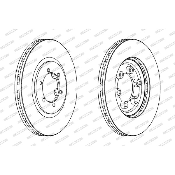 Слика на Кочионен диск FERODO PREMIER DDF1605
