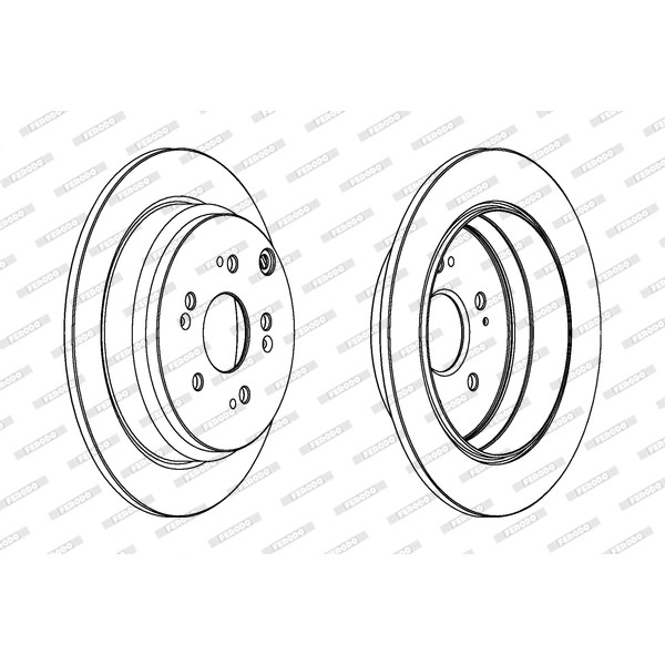 Слика на Кочионен диск FERODO PREMIER DDF1608C