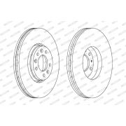 Слика 2 на кочионен диск FERODO PREMIER DDF1615