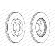 Слика 1 на кочионен диск FERODO PREMIER DDF1619C