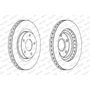 Слика 2 на кочионен диск FERODO PREMIER DDF1624