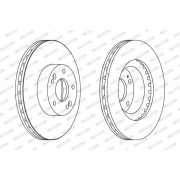 Слика 1 на кочионен диск FERODO PREMIER DDF1630C