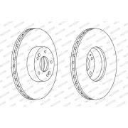 Слика 2 на кочионен диск FERODO PREMIER DDF1631C-1