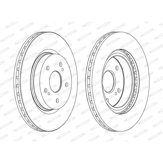 Слика на Кочионен диск FERODO PREMIER DDF1635C