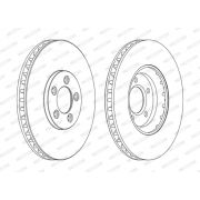 Слика 1 на кочионен диск FERODO PREMIER DDF1648C