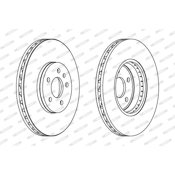 Слика на Кочионен диск FERODO PREMIER DDF1664C