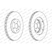 Слика 2 $на Кочионен диск FERODO PREMIER DDF1665C-1