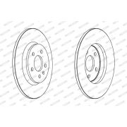 Слика 2 на кочионен диск FERODO PREMIER DDF1666C