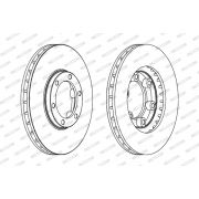 Слика 2 $на Кочионен диск FERODO PREMIER DDF1685