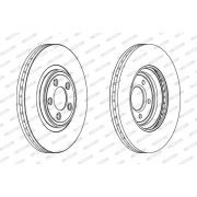 Слика 2 на кочионен диск FERODO PREMIER DDF1702C-1