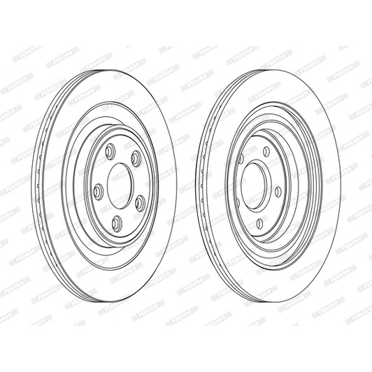 Слика на Кочионен диск FERODO PREMIER DDF1703C