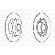 Слика 1 на кочионен диск FERODO PREMIER DDF1732-1