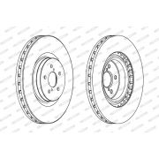 Слика 2 $на Кочионен диск FERODO PREMIER DDF1748C-1