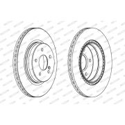 Слика 2 на кочионен диск FERODO PREMIER DDF1764