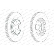 Слика 2 $на Кочионен диск FERODO PREMIER DDF1777C-1