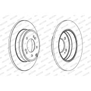 Слика 2 на кочионен диск FERODO PREMIER DDF1787