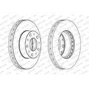 Слика 2 на кочионен диск FERODO PREMIER DDF1800