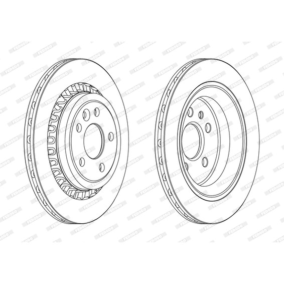 Слика на Кочионен диск FERODO PREMIER DDF1802C