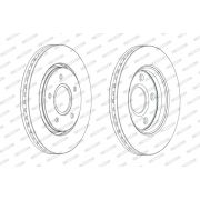 Слика 2 на кочионен диск FERODO PREMIER DDF1807C
