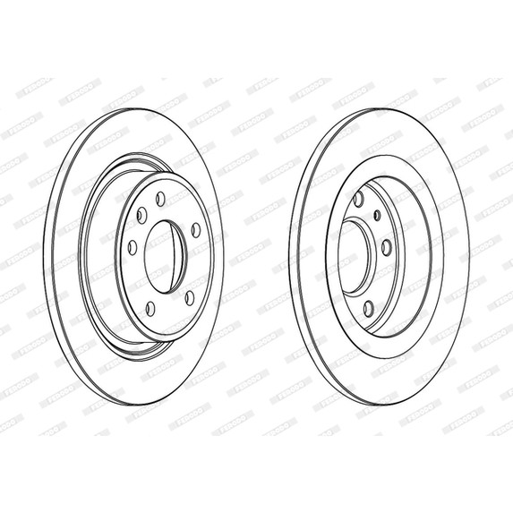 Слика на Кочионен диск FERODO PREMIER DDF1871C