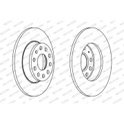 Слика 2 на кочионен диск FERODO PREMIER DDF1895
