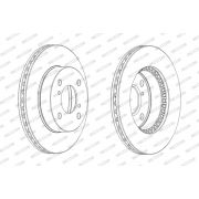Слика 2 $на Кочионен диск FERODO PREMIER DDF1960C