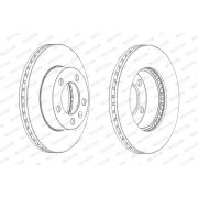 Слика 2 на кочионен диск FERODO PREMIER DDF1974C-1