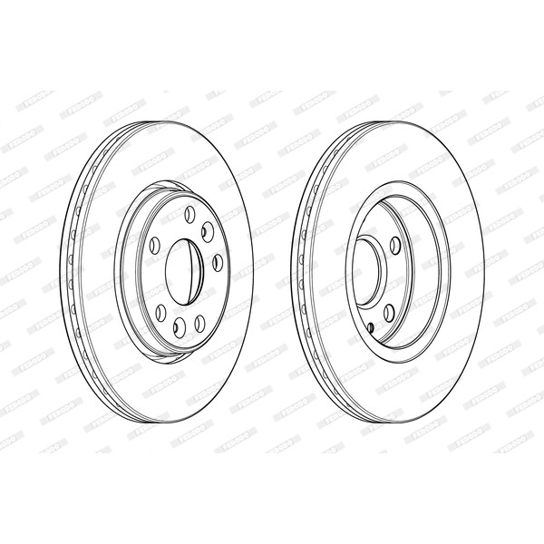 Слика на Кочионен диск FERODO PREMIER DDF1978C