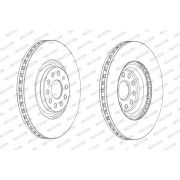Слика 2 $на Кочионен диск FERODO PREMIER DDF2000C