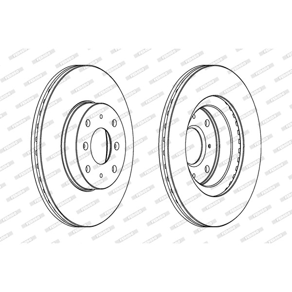Слика на Кочионен диск FERODO PREMIER DDF201