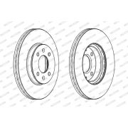 Слика 1 $на Кочионен диск FERODO PREMIER DDF2089C