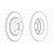 Слика 2 на кочионен диск FERODO PREMIER DDF215