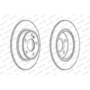 Слика 1 на кочионен диск FERODO PREMIER DDF2335C