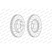 Слика 1 на кочионен диск FERODO PREMIER DDF2464C
