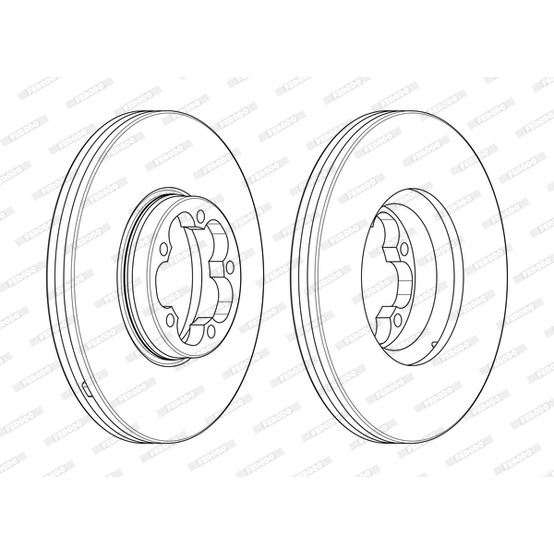 Слика на Кочионен диск FERODO PREMIER DDF2468-1