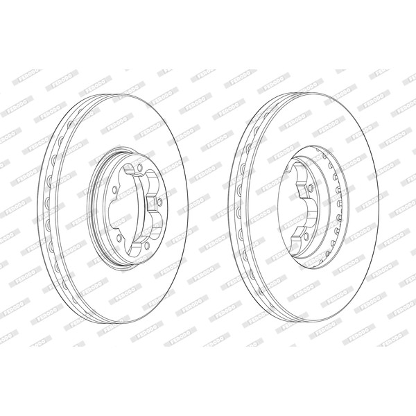 Слика на Кочионен диск FERODO PREMIER DDF2470-1