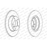Слика 2 на кочионен диск FERODO PREMIER DDF248