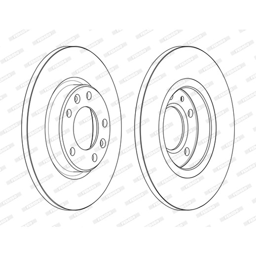 Слика на Кочионен диск FERODO PREMIER DDF2569C