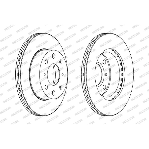 Слика на Кочионен диск FERODO PREMIER DDF289