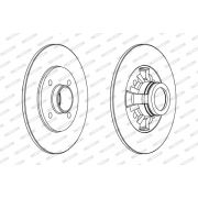 Слика 1 на кочионен диск FERODO PREMIER DDF333