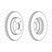 Слика 1 $на Кочионен диск FERODO PREMIER DDF371