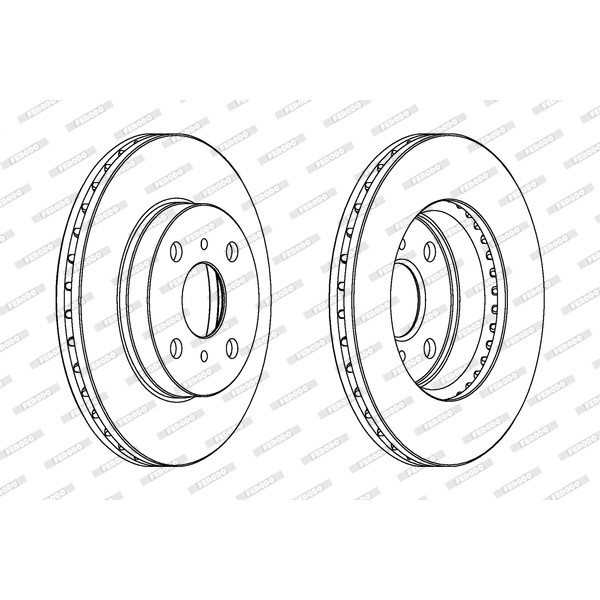 Слика на Кочионен диск FERODO PREMIER DDF405