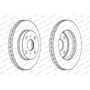 Слика 1 $на Кочионен диск FERODO PREMIER DDF405